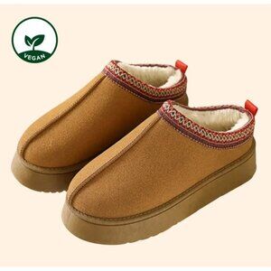 Aurora Hikari Vegan Fleece-Lined Indoor/Outdoor Slippers Size 9